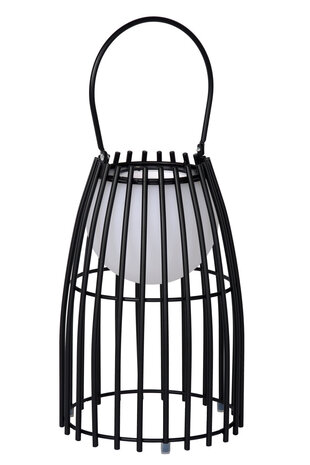 Lucide FJARA - Wiederaufladbare Tischleuchte für den Innen-/Außenbereich - Batterie/Batterie - Ø 17,5 cm - LED gedimmt bis warm - 1x0,3W 2800K/3200K - IP44 - Schwarz Lucide FJARA - Wiederaufladbare Tischleuchte für den Innen-/Außenbereich - Batterie/Batterie - Ø 17,5 cm - LED gedimmt bis warm - 1x0,3W 2800K/3200K - IP44 - Schwarz