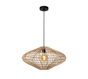 Lucide MAGALI - Hängeleuchte - Ø 56 cm - 1xE27 - Natur Lucide MAGALI - Hängeleuchte - Ø 56 cm - 1xE27 - Natur