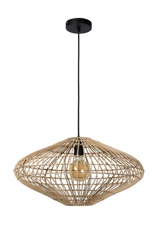 Lucide MAGALI - Hängeleuchte - Ø 56 cm - 1xE27 - Natur Lucide MAGALI - Hängeleuchte - Ø 56 cm - 1xE27 - Natur