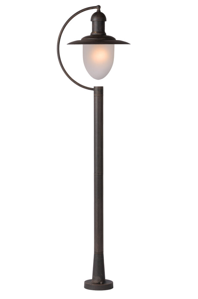 Lucide ARUBA - Lampenmast - Ø 25 cm - 1xE27 - IP44 - Rostbraun Lucide ARUBA - Lampenmast - Ø 25 cm - 1xE27 - IP44 - Rostbraun
