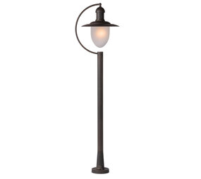 Lucide ARUBA - Lampenmast - Ø 25 cm - 1xE27 - IP44 - Rostbraun Lucide ARUBA - Lampenmast - Ø 25 cm - 1xE27 - IP44 - Rostbraun