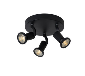 Lucide JASTER-LED - Deckenstrahler - Ø 20 cm - LED - GU10 - 3x5W 2700K - Schwarz Lucide JASTER-LED - Deckenstrahler - Ø 20 cm - LED - GU10 - 3x5W 2700K - Schwarz