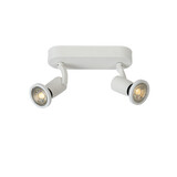 Lucide JASTER-LED - Deckenstrahler - LED - GU10 - 2x5W 2700K - Weiß Lucide JASTER-LED - Deckenstrahler - LED - GU10 - 2x5W 2700K - Weiß