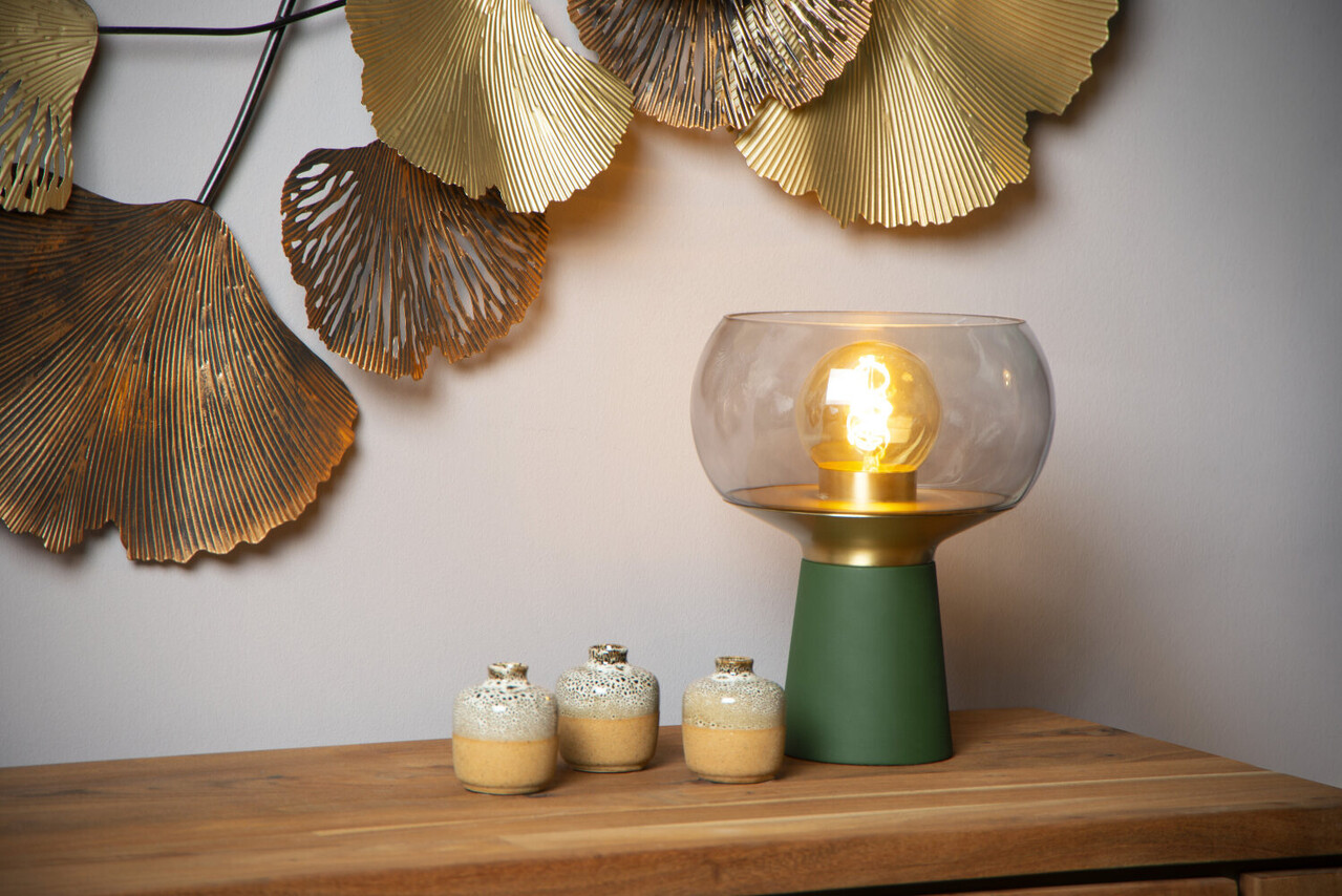 Lucide FARRIS - Tischleuchte - 1xE27 - Grün Lucide FARRIS - Tischleuchte - 1xE27 - Grün