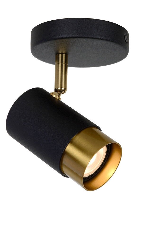 Lucide FLORIS - Deckenstrahler - Ø 10 cm - 1xGU10 - Schwarz Lucide FLORIS - Deckenstrahler - Ø 10 cm - 1xGU10 - Schwarz