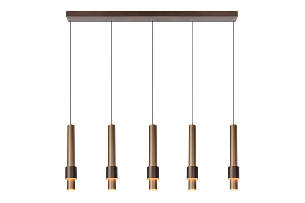 Lucide MARGARY - Hängeleuchte - LED Dimb. - 5x4,2W 2700K - Kaffee Lucide MARGARY - Hängeleuchte - LED Dimb. - 5x4,2W 2700K - Kaffee
