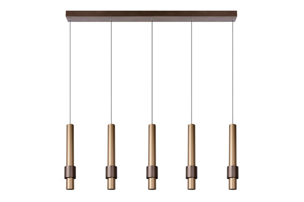 Lucide MARGARY - Hängeleuchte - LED Dimb. - 5x4,2W 2700K - Kaffee Lucide MARGARY - Hängeleuchte - LED Dimb. - 5x4,2W 2700K - Kaffee