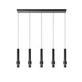 Lucide MARGARY - Hängeleuchte - LED Dimb. - 5x4,2W 2700K - Schwarz Lucide MARGARY - Hängeleuchte - LED Dimb. - 5x4,2W 2700K - Schwarz