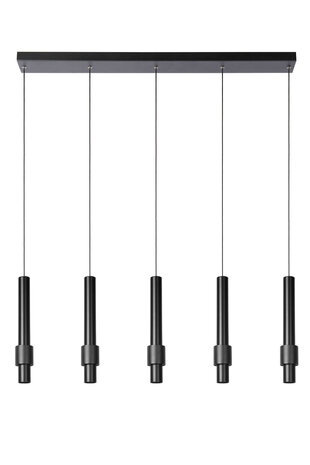 Lucide MARGARY - Hängeleuchte - LED Dimb. - 5x4,2W 2700K - Schwarz Lucide MARGARY - Hängeleuchte - LED Dimb. - 5x4,2W 2700K - Schwarz