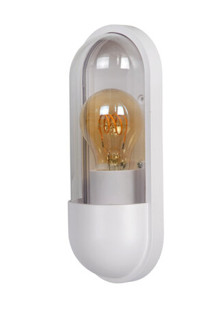 Lucide CAPSULE - Wandleuchte Innen/Außen - 1xE27 - IP54 - Weiß Lucide CAPSULE - Wandleuchte Innen/Außen - 1xE27 - IP54 - Weiß