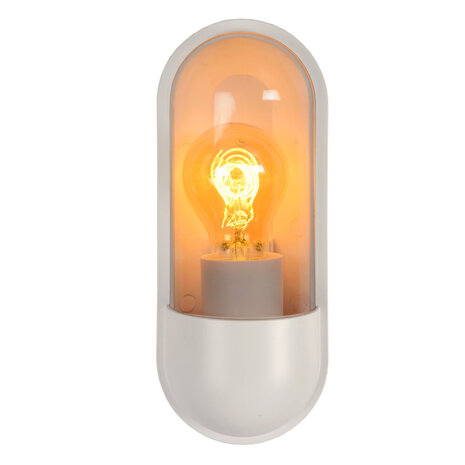 Lucide CAPSULE - Wandleuchte Innen/Außen - 1xE27 - IP54 - Weiß Lucide CAPSULE - Wandleuchte Innen/Außen - 1xE27 - IP54 - Weiß