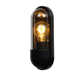 Lucide CAPSULE - Wandleuchte Innen/Außen - 1xE27 - IP54 - Schwarz Lucide CAPSULE - Wandleuchte Innen/Außen - 1xE27 - IP54 - Schwarz