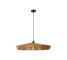 Lucide YUNKAI - Hängeleuchte - Ø 70 cm - 1xE27 - Natur Lucide YUNKAI - Hängeleuchte - Ø 70 cm - 1xE27 - Natur