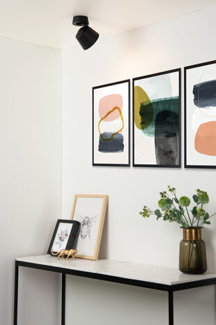 Lucide TRIGONO - Deckenstrahler - Ø 10,5 cm - 1xGU10 - Schwarz Lucide TRIGONO - Deckenstrahler - Ø 10,5 cm - 1xGU10 - Schwarz