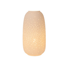 Lucide FLORES - Tischleuchte - Ø 17,5 cm - 1xE14 - Weiß Lucide FLORES - Tischleuchte - Ø 17,5 cm - 1xE14 - Weiß