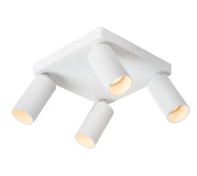 Lucide CLUBS - Deckenstrahler - 4xGU10 - Weiß Lucide CLUBS - Deckenstrahler - 4xGU10 - Weiß