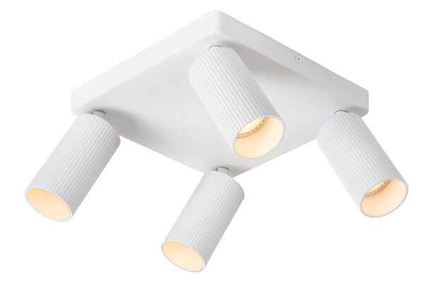 Lucide CLUBS - Deckenstrahler - 4xGU10 - Weiß Lucide CLUBS - Deckenstrahler - 4xGU10 - Weiß