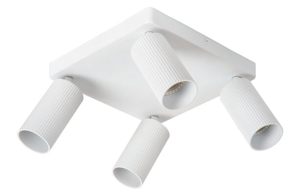 Lucide CLUBS - Deckenstrahler - 4xGU10 - Weiß Lucide CLUBS - Deckenstrahler - 4xGU10 - Weiß