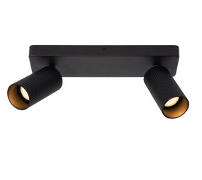 Lucide CLUBS - Deckenstrahler - 2xGU10 - Schwarz Lucide CLUBS - Deckenstrahler - 2xGU10 - Schwarz
