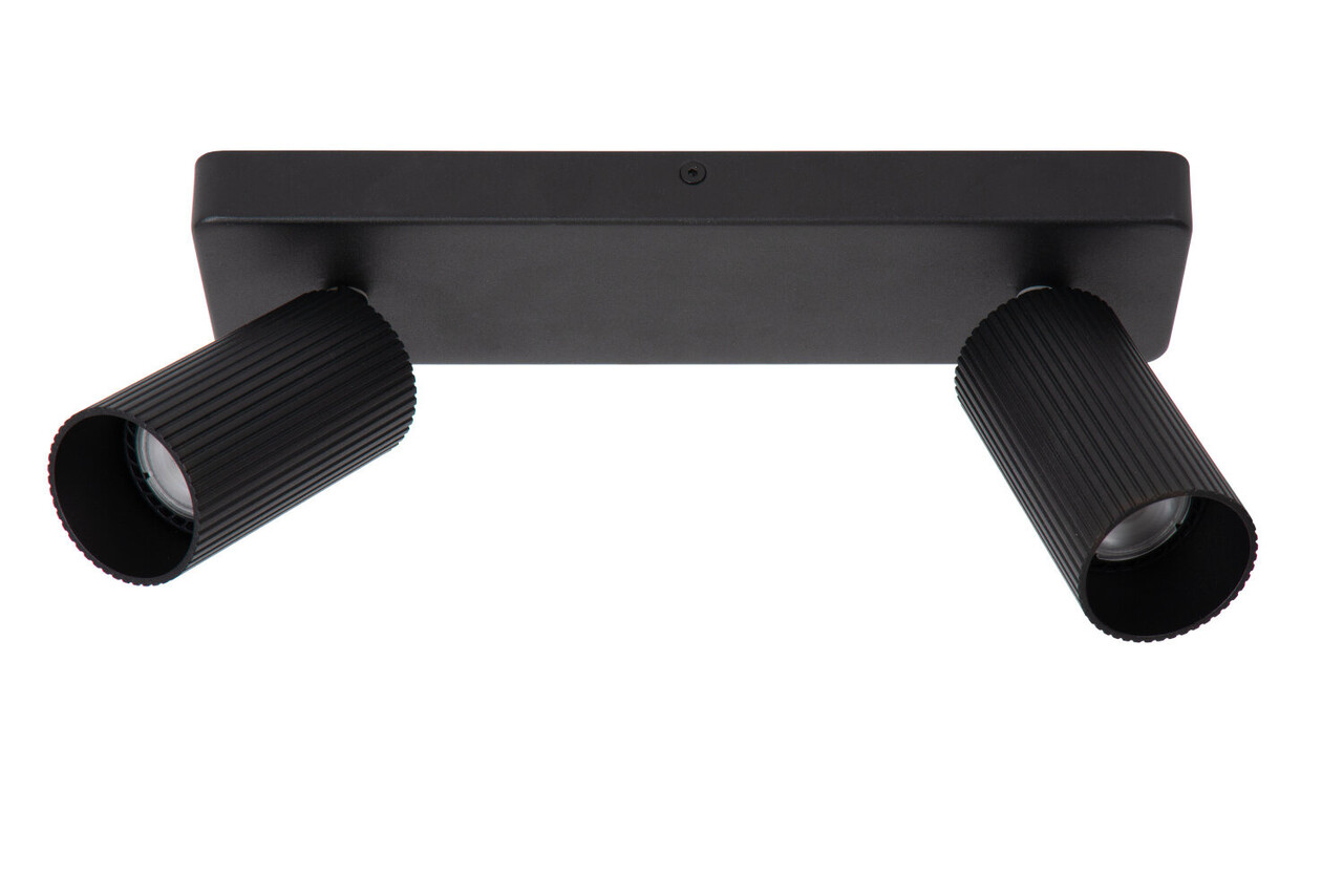 Lucide CLUBS - Deckenstrahler - 2xGU10 - Schwarz Lucide CLUBS - Deckenstrahler - 2xGU10 - Schwarz