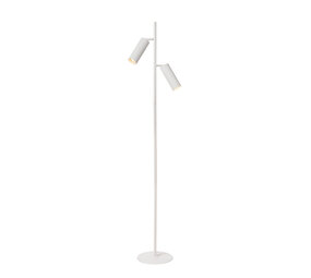 Lucide CLUBS - Stehleuchte - 2xGU10 - Weiß Lucide CLUBS - Stehleuchte - 2xGU10 - Weiß