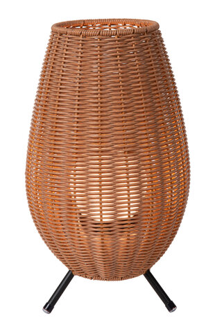 Lucide COLIN IP44 - Wiederaufladbare Tischleuchte für Innen/Außen - Batterie/Batterie - LED 3 StepDim - 1x3W 3000K - IP44 - Natural Lucide COLIN IP44 - Wiederaufladbare Tischleuchte für Innen/Außen - Batterie/Batterie - LED 3 StepDim - 1x3W 3000K - IP44 - Natural