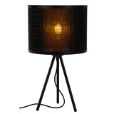 Lucide TAGALOG - Tischleuchte - Ø 26 cm - 1xE27 - Schwarz Lucide TAGALOG - Tischleuchte - Ø 26 cm - 1xE27 - Schwarz
