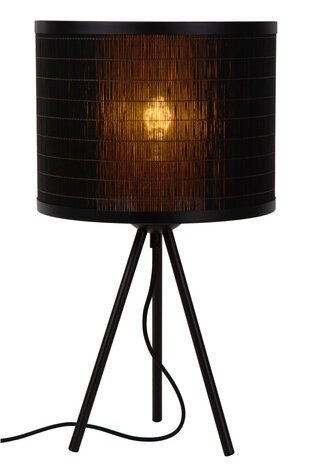 Lucide TAGALOG - Tischleuchte - Ø 26 cm - 1xE27 - Schwarz Lucide TAGALOG - Tischleuchte - Ø 26 cm - 1xE27 - Schwarz