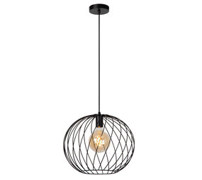 Lucide DANZA - Hängeleuchte - Ø 40 cm - 1xE27 - Schwarz Lucide DANZA - Hängeleuchte - Ø 40 cm - 1xE27 - Schwarz