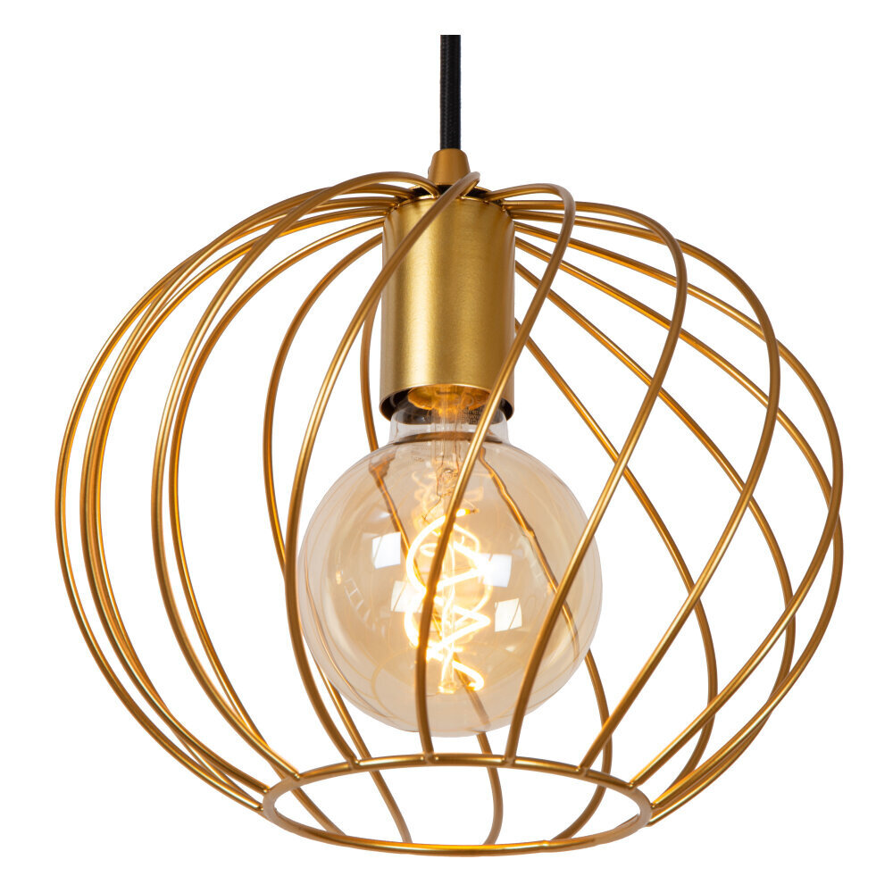 Lucide DANZA - Hängeleuchte - 3xE27 - Matt Gold / Messing Lucide DANZA - Hängeleuchte - 3xE27 - Matt Gold / Messing