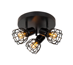 Lucide FILOX - Deckenstrahler - Ø 25 cm - 3xE14 - Schwarz Lucide FILOX - Deckenstrahler - Ø 25 cm - 3xE14 - Schwarz