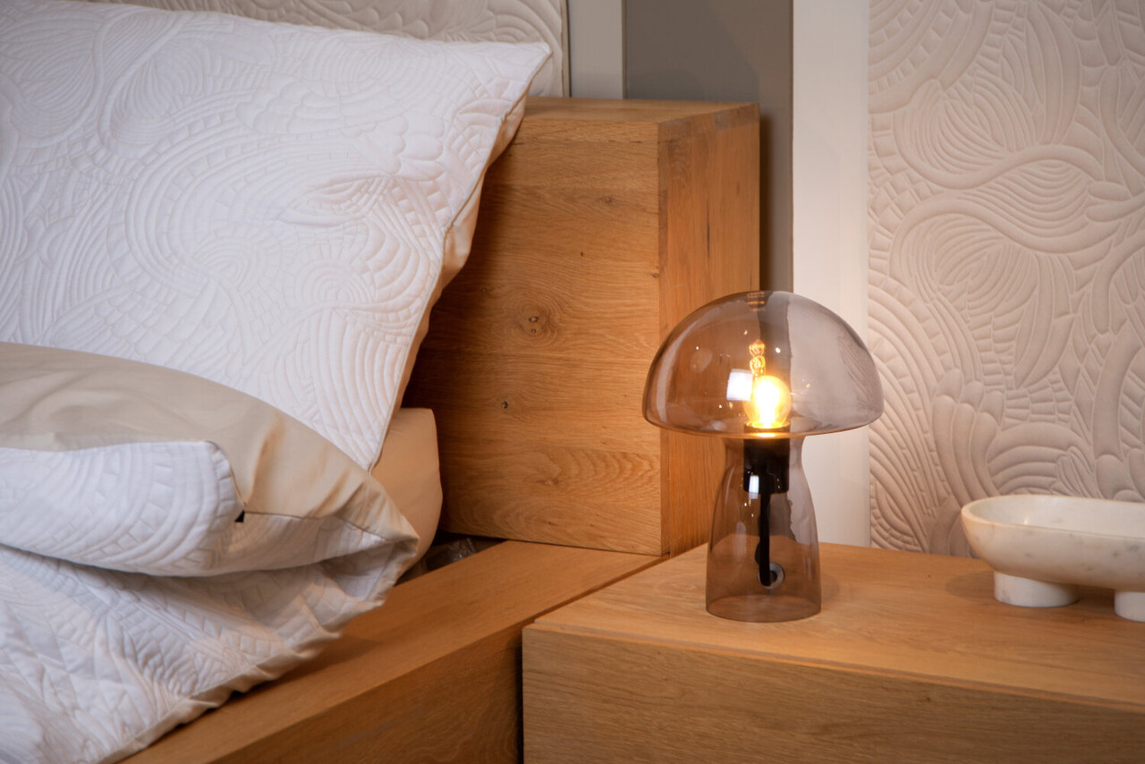 Lucide FUNGO - Tischleuchte - 1xE27 - Fumé Lucide FUNGO - Tischleuchte - 1xE27 - Fumé