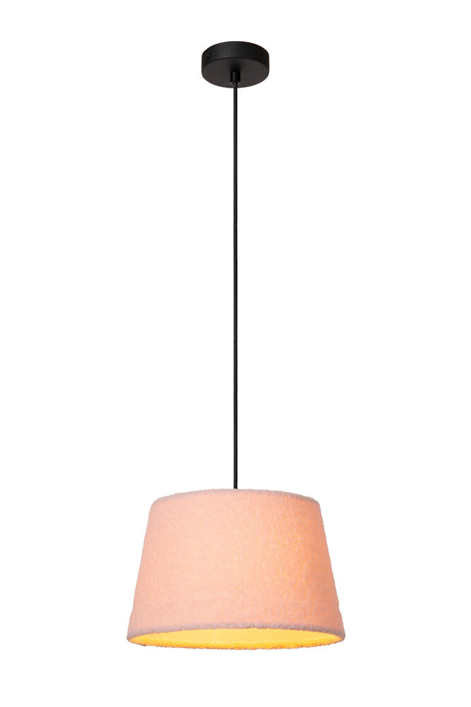 Lucide WOOLLY - Hängeleuchte - Ø 28 cm - 1xE27 - Rosa
