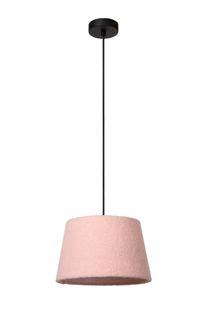 Lucide WOOLLY - Hängeleuchte - Ø 28 cm - 1xE27 - Rosa
