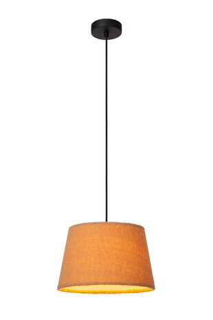 Lucide WOOLLY - Hängeleuchte - Ø 28 cm - 1xE27 - Ockergelb Lucide WOOLLY - Hängeleuchte - Ø 28 cm - 1xE27 - Ockergelb