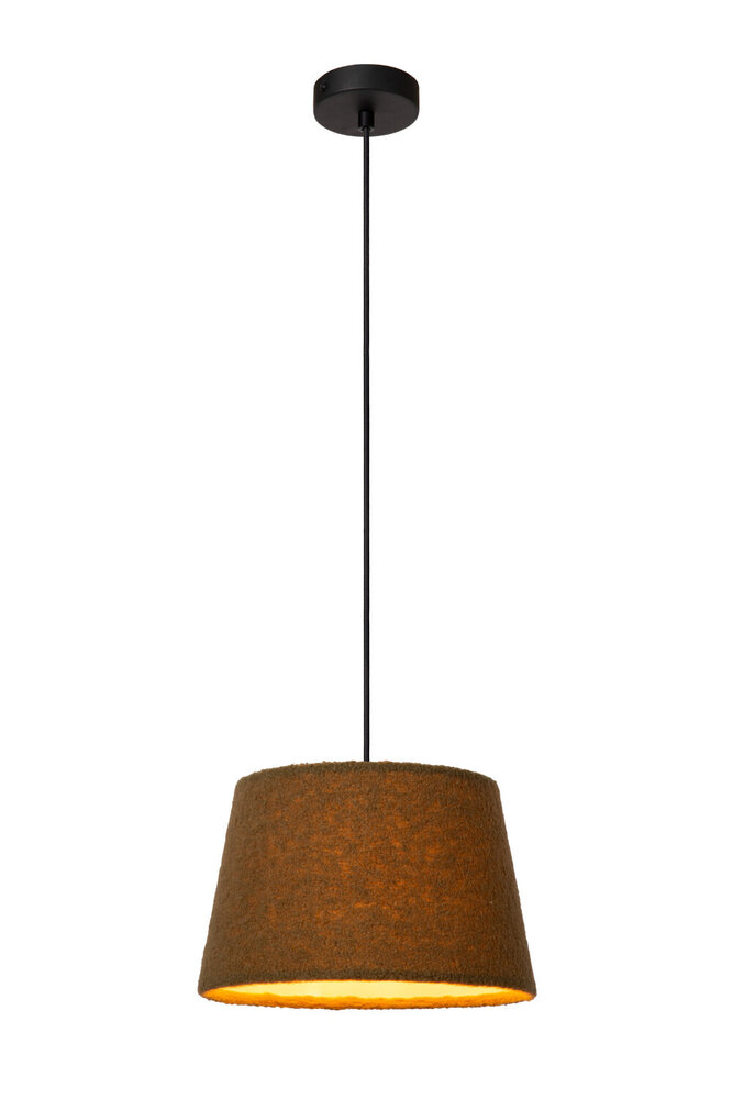 Lucide WOOLLY - Hängeleuchte - Ø 28 cm - 1xE27 - Grün