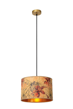 Lucide TANSELLE - Hängeleuchte - Ø 30 cm - 1xE27 - Mehrfarbig