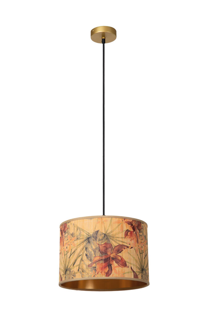 Lucide TANSELLE - Hängeleuchte - Ø 30 cm - 1xE27 - Mehrfarbig