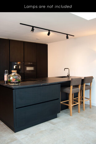 Lucide TRACK Starter Set - 1-Phasen-Schienensystem / Schienenbeleuchtung - 2 Meter - Schwarz Lucide TRACK Starter Set - 1-Phasen-Schienensystem / Schienenbeleuchtung - 2 Meter - Schwarz