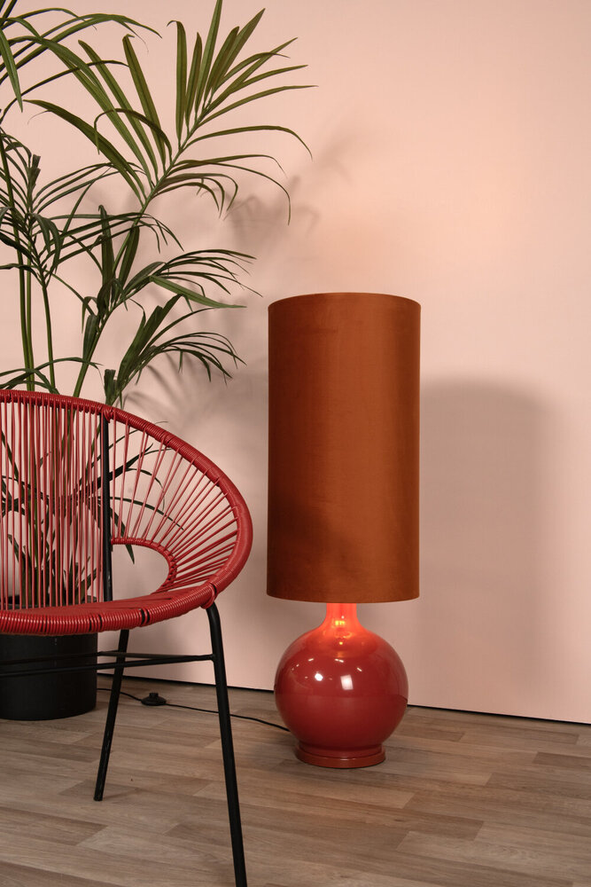 Lucide ESTERAD - Stehleuchte - Ø 34 cm - 1xE27 - Orange Lucide ESTERAD - Stehleuchte - Ø 34 cm - 1xE27 - Orange