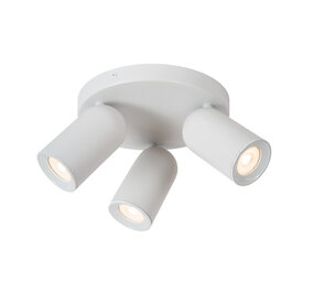 Lucide PUNCH - Deckenstrahler - Ø 21 cm - 3xGU10 - Weiß Lucide PUNCH - Deckenstrahler - Ø 21 cm - 3xGU10 - Weiß