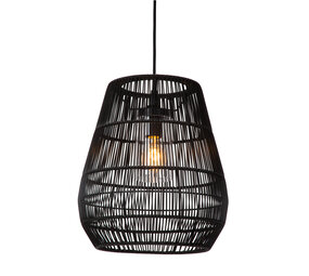 Lucide NERIDA - Hängeleuchte Innen/Außen - Ø 35 cm - 1xE27 - IP44 - Schwarz Lucide NERIDA - Hängeleuchte Innen/Außen - Ø 35 cm - 1xE27 - IP44 - Schwarz