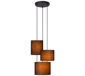 Lucide MAYA - Hängeleuchte - Ø 46 cm - 3xE27 - Schwarz Lucide MAYA - Hängeleuchte - Ø 46 cm - 3xE27 - Schwarz