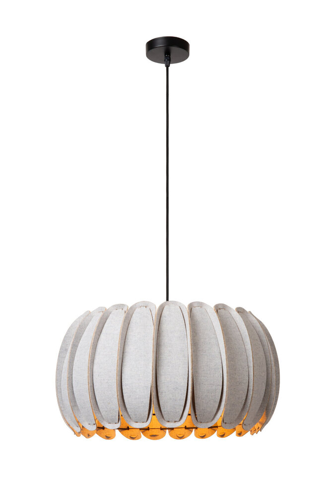 Lucide SPENCER - Hängeleuchte - Ø 40 cm - 1xE27 - Grau