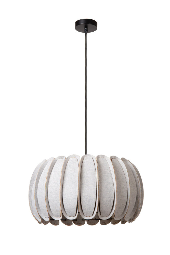 Lucide SPENCER - Hängeleuchte - Ø 40 cm - 1xE27 - Grau