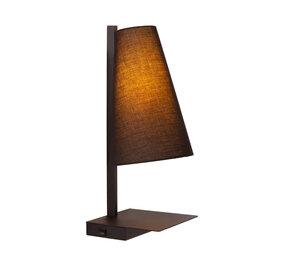 Lucide GREGORY - Nachttischlampe / Wandlampe - 1xE27 - Mit USB-Ladestation - Schwarz Lucide GREGORY - Nachttischlampe / Wandlampe - 1xE27 - Mit USB-Ladestation - Schwarz