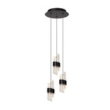 Lucide KLIGANDE - Hängeleuchte - Ø 25 cm - LED Dimb. - 3x8W 2700K - Schwarz Lucide KLIGANDE - Hängeleuchte - Ø 25 cm - LED Dimb. - 3x8W 2700K - Schwarz