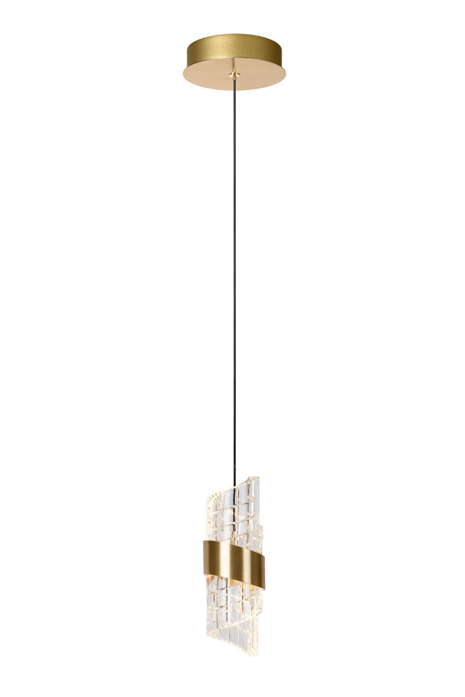 Lucide KLIGANDE - Pendelleuchte - Ø 13 cm - LED - 1x9W 2700K - Mattes Gold / Messing Lucide KLIGANDE - Pendelleuchte - Ø 13 cm - LED - 1x9W 2700K - Mattes Gold / Messing