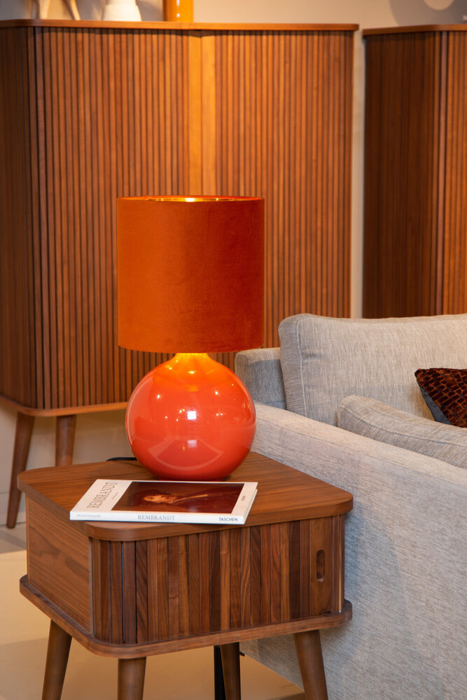 Lucide ESTERAD - Tischleuchte - Ø 24 cm - 1xE14 - Orange Lucide ESTERAD - Tischleuchte - Ø 24 cm - 1xE14 - Orange