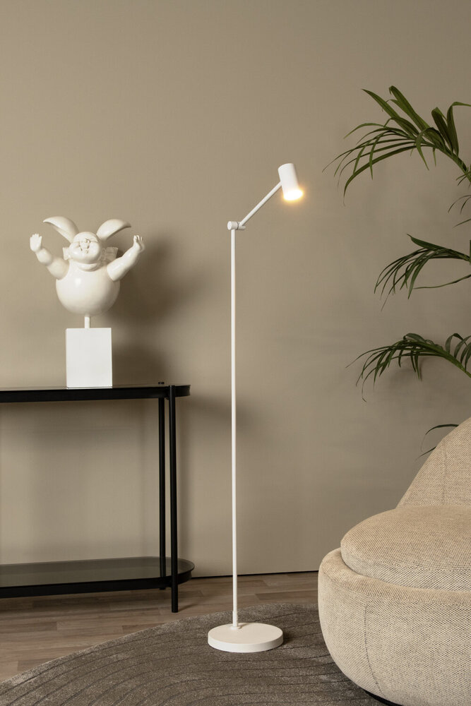 Lucide TIPIK - Wiederaufladbare Stehleuchte - Batterie/Batterie - LED 3 StepDim - 1x3W 2700K - Weiß Lucide TIPIK - Wiederaufladbare Stehleuchte - Batterie/Batterie - LED 3 StepDim - 1x3W 2700K - Weiß
